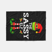 Couverture Polaire The Sy Elf Christmas Family Matching Pajama (Devant (Horizontal))