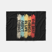 Couverture Polaire The Things In Life Aren't Things Motivational Quot (Devant (Horizontal))