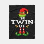 Couverture Polaire The Twin Elf Christmas Family Matching Pajama  (Devant)