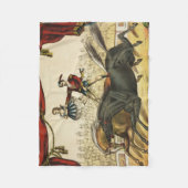 Couverture Polaire The Two Horse Act, Circus Performance, vers 1874. (Devant)