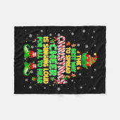 Couverture Polaire The Way To Spread Christmas Elf Xmas Boys Mens Kid (Devant (Horizontal))