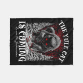 Couverture Polaire The Yule Cat Is Coming  (Devant (Horizontal))