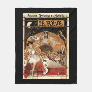 Couverture Polaire Théatre de l'opéra de représentation de Le Reve