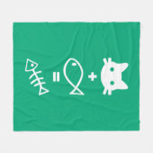 Couverture Polaire Thématique des chats (Devant (Horizontal))