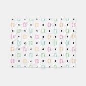 Couverture Polaire Thème de chat mignon (Devant (Horizontal))