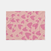 Couverture Polaire Thème de la Saint-Valentin (Devant (Horizontal))