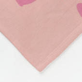 Couverture Polaire Thème de la Saint-Valentin (Coin)