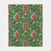 Couverture Polaire Thème de Noël Festif Colorful Motif (Devant)