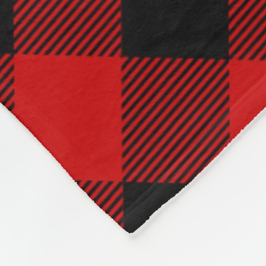 Couverture Polaire Thème de Noël Nutcracker Tartan (Coin)