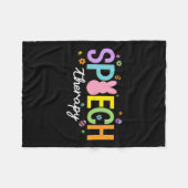 Couverture Polaire Thème de Pâques de la Théorie du Thérapeute de la (Devant (Horizontal))