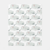 Couverture Polaire Thème de tennis (Devant)