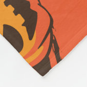 Couverture Polaire Thème d'Halloween citrouille, motif sans couture. (Coin)