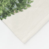 Couverture Polaire Thème extérieur du camping de Noël Trailer (Coin)