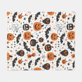 Couverture Polaire Thème Halloween (Devant (Horizontal))