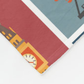 Couverture Polaire Thème Londres (Coin)