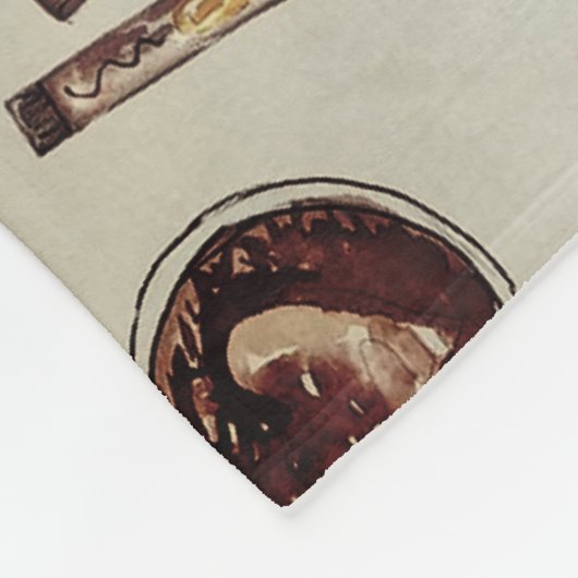 Couverture Polaire Thème Lover Café  (Coin)