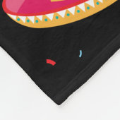 Couverture Polaire Thème mexicain Jolie fête d'été colorée (Coin)