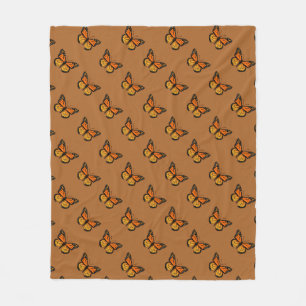 Couverture Polaire Thème Monarch Butterfly
