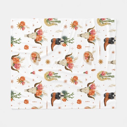 Couverture Polaire Thème occidental (Devant (Horizontal))