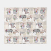 Couverture Polaire Thème Pipa & Marlow (Devant (Horizontal))