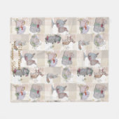 Couverture Polaire Thème Pipa & Marlow (Devant (Horizontal))