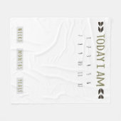 Couverture Polaire Thème Tribal Parcours de jalon (Devant (Horizontal))