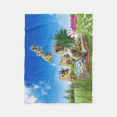 Couverture Polaire Thèmes ABC Capital Alphabet. (Devant)