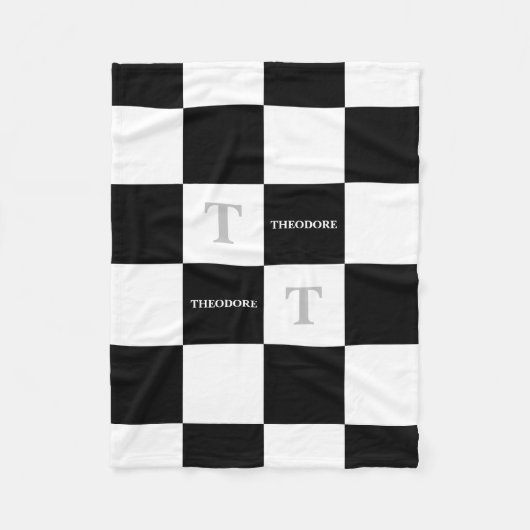 Couverture Polaire Théodore Nom Infirmière Unisex personnalisée Nom R (Devant)