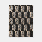 Couverture Polaire Thérapeute du fouet de la colonne vertébrale Chiro (Devant)