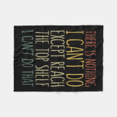 Couverture Polaire There Is Nothing I Can't Do Except Reach The Top S (Devant (Horizontal))