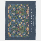 Couverture Polaire Thief fraise William Morris (Devant)