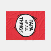 Couverture Polaire Thing One Thing Two - Papa de toutes choses (Devant (Horizontal))