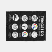 Couverture Polaire Things I Do In My Spare Time Cancer Patient With S (Devant (Horizontal))