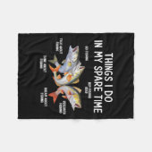 Couverture Polaire Things I Do In My Spare Time Fisherman Fishing Men (Devant (Horizontal))