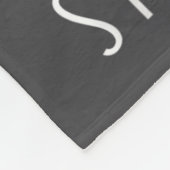 Couverture Polaire Think Happy Stay Happy Motivation Quote Yellow Smi (Coin)