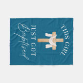 Couverture Polaire This Girl Got Baptized Christian Baptism I Decided (Devant (Horizontal))