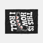 Couverture Polaire This Is How I Roll Funny Roller Coaster (Devant (Horizontal))