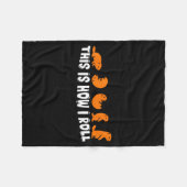 Couverture Polaire This Is How I Roll Groundhog Cute Groundhog Day Fu (Devant (Horizontal))