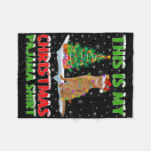 Couverture Polaire This Is My Christmas Pajama Shirt Christmas  (Devant (Horizontal))