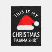 Couverture Polaire This Is My Christmas Pajama Shirt Funny Christmas (Devant)