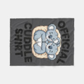 Couverture Polaire This Is My Cuddle Shirt Cute Koala Matching  (Devant (Horizontal))