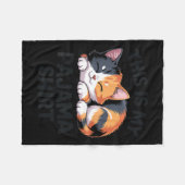 Couverture Polaire This Is My Pajama Funny Calico Cat  (Devant (Horizontal))