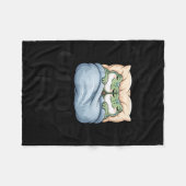 Couverture Polaire This Is Our Cuddle Shirt Cute Frog Couple (Devant (Horizontal))