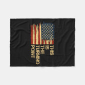 Couverture Polaire This Is The Turning Int Tee Usa Flag For Men Women (Devant (Horizontal))
