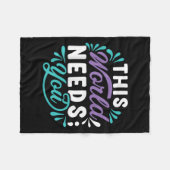 Couverture Polaire This World Needs You  (Devant (Horizontal))