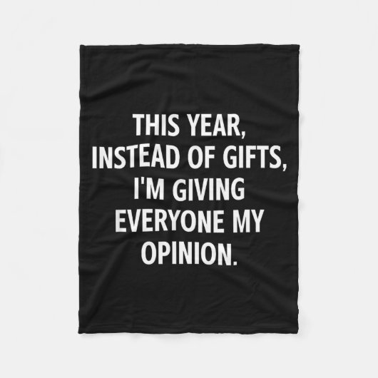 Couverture Polaire This Year, Instead Of , I'm Giving Everyone My Oni (Devant)