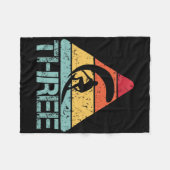 Couverture Polaire Three Birthday Surfer 3rd 3 Year Old Surfing Birth (Devant (Horizontal))