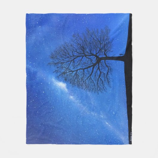 Couverture Polaire Throw Blanket - "The Heavens Declare" (Devant)