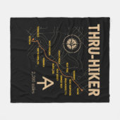 Couverture Polaire Thruh Hiker Appalachian Trail Hiking  (Devant (Horizontal))