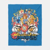 Couverture Polaire ThunderCats | Graphique du groupe Firey (Devant)